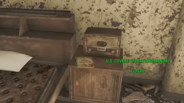 Fallout 4 U.S. Covert Operations Manual 6 Overview Location