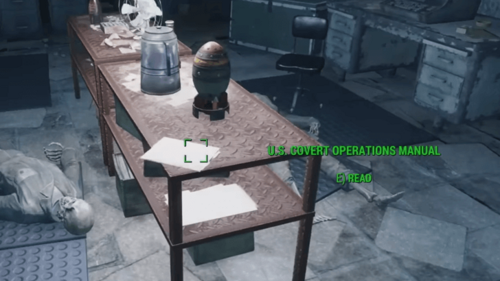 Fallout 4 U.S. Covert Operations Manual 10 Overview Location