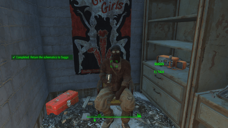 Fallout 4 - Return Schematics to Suggs