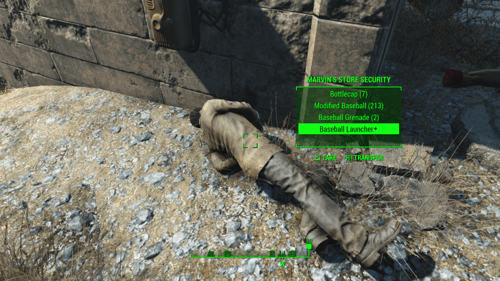 Fallout 4 - Baseball Launcher from Guards