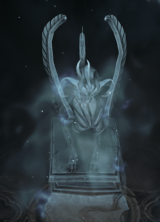 Demonsphinx Stela Headstone