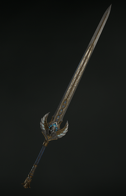 Gilded Demigod Greatsword Cosmetic
