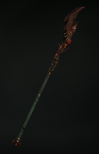 Diablo 4 - Demigod Grand Stave Weapon Transmog