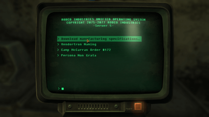 Fallout New Vegas - Download the specifications