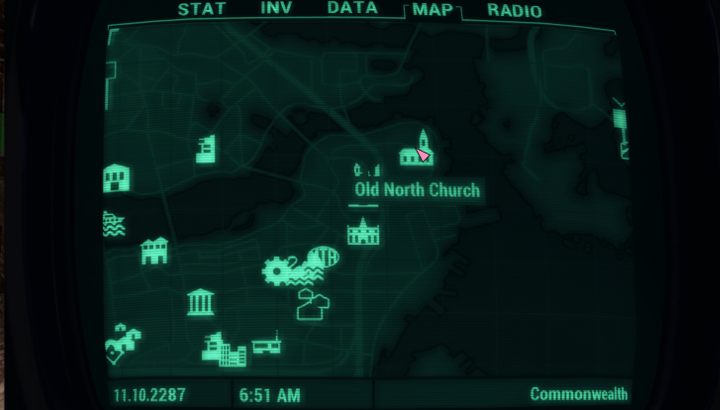 Fallout 4 - Railroad HQ  Map