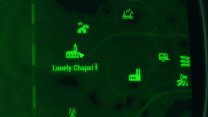 Fallout - Fusion Core (Lonely Chapel) Location