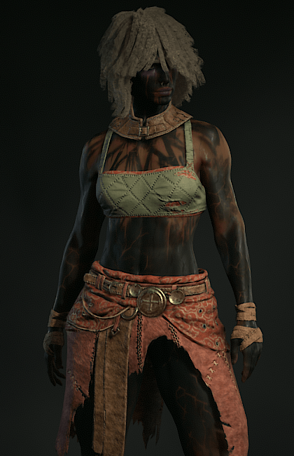 Harlequin Ruff Cosmetic