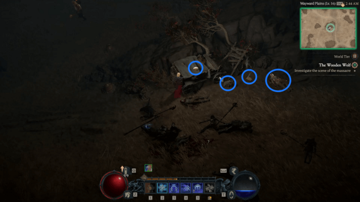 Diablo 4 - Investigating the Scene of the Massacre