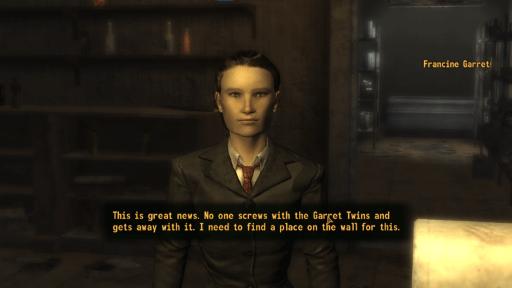 Fallout New Vegas - Return to Francine with McCaffery