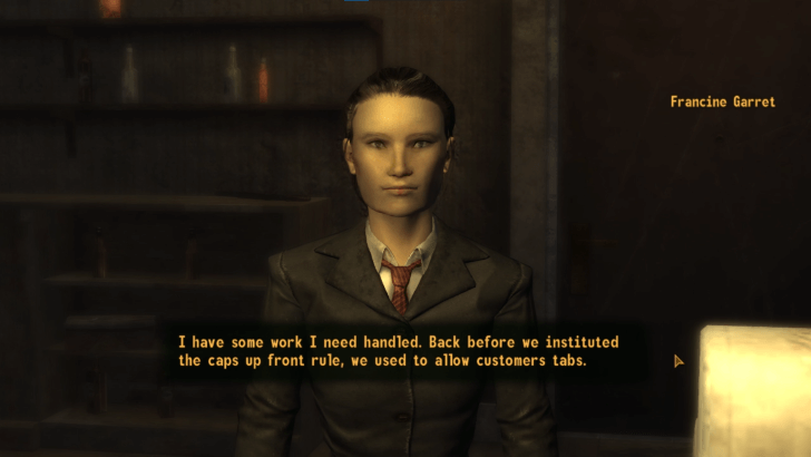 Fallout New Vegas - Talk to Francine