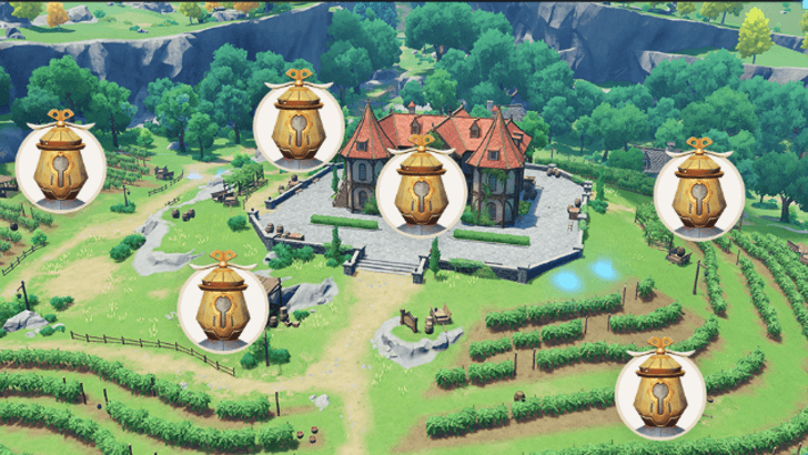 Genshin - 4.6 Windtrace Contested Zone - Winery Confrontation