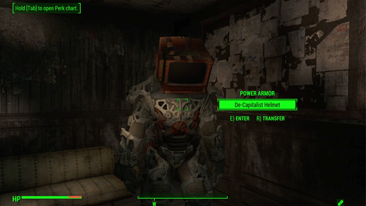 Fallout 4 - De-Capitalist Helmet on Power Armor Frame