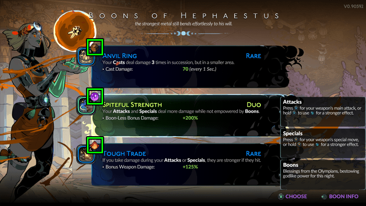 Hades 2 - Boon Elements