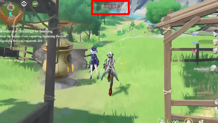Genshin - 4.6 Windtrace - Run out the timer
