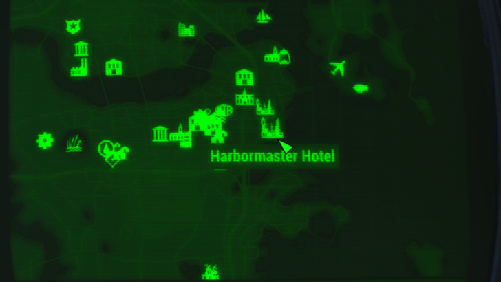 Fallout 4 - Harbormaster Hotel Location