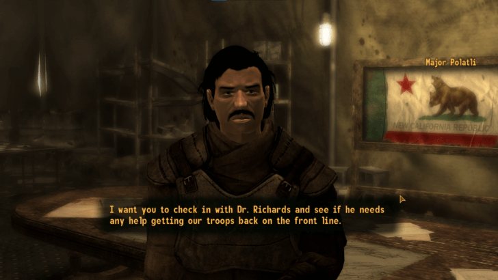 Fallout New Vegas - Speak to Major Polatli