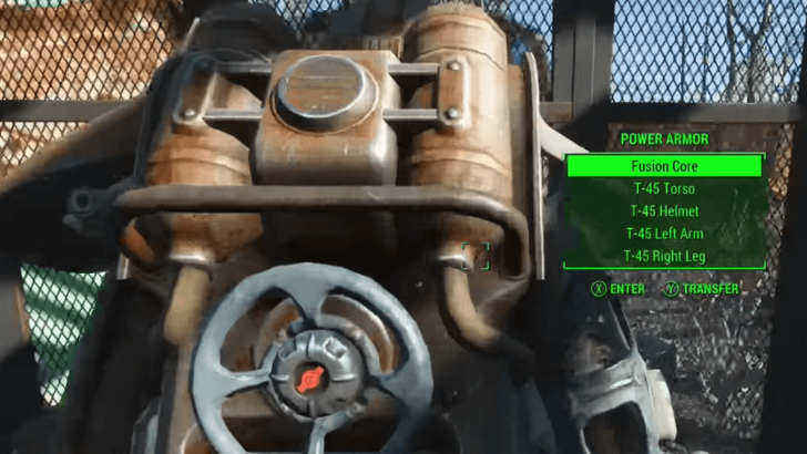 Fallout - Power Armor (South of Drumlin Diner) Location