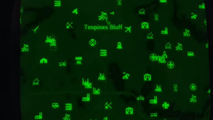 Fallout - Power Armor (Tenpines Bluff) Location