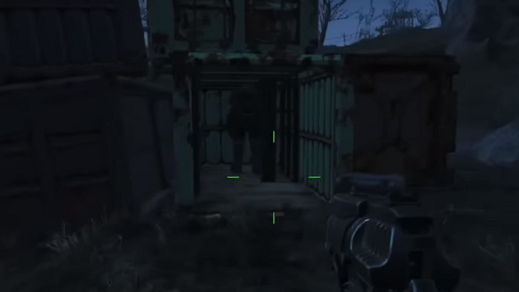 Fallout - X-01 Power Armor (National Guard Training Yard) Location