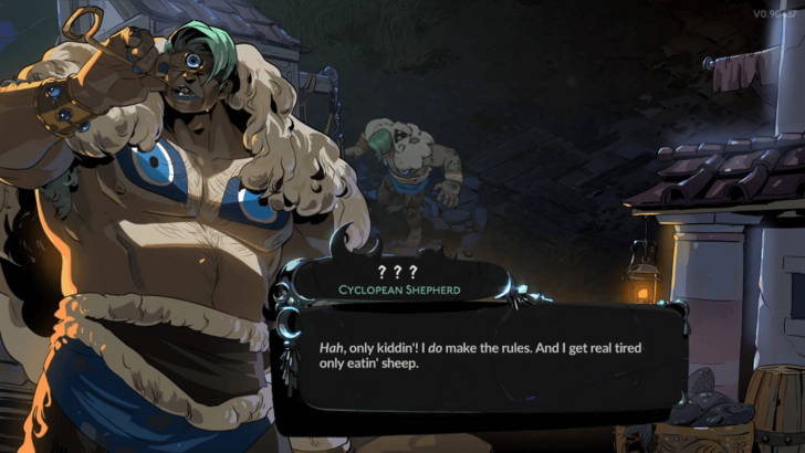 Hades 2 - Polyphemus Dialog