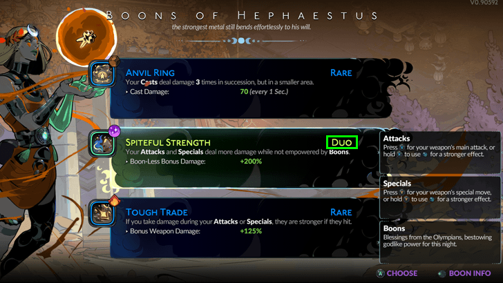 Hades 2 - Unique Boons From Two Different Gods