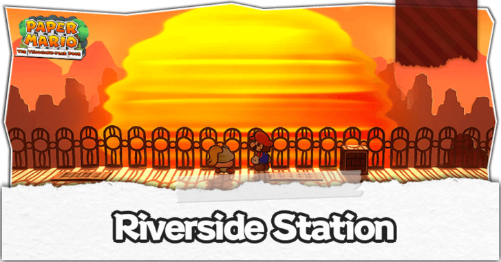 Paper Mario TTYD Switch Remake - Riverside Station Banner