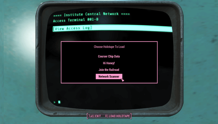Fallout 4 - Load the Network Scanner