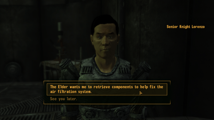 Fallout New Vegas - Senior Knight Lorenzo