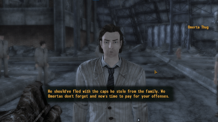 Fallout New Vegas - Defeat the Omerta Thugs or Pass the Checks