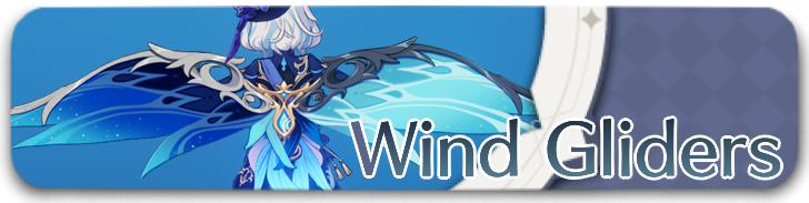 Genshin - Slim Partial Banner - Wind Gliders
