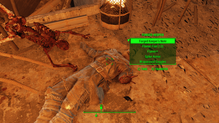 Fallout 4 - Grab the Forged Keeper