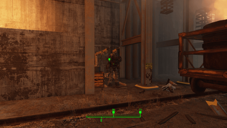 Fallout 4 - Go to the Power Armor Station