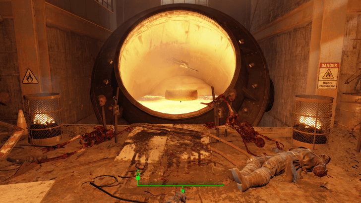 Fallout 4 - Incinerator Next to the Forged Keeper