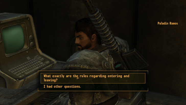 Fallout New Vegas - Paladin Ramos