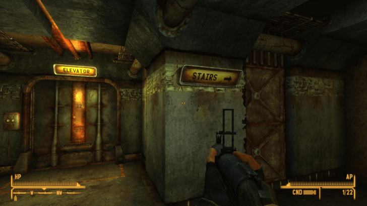 Fallout New Vegas - Elevator or Stairs
