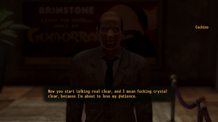 Fallout New Vegas How Little We Know Meet Cachino.png