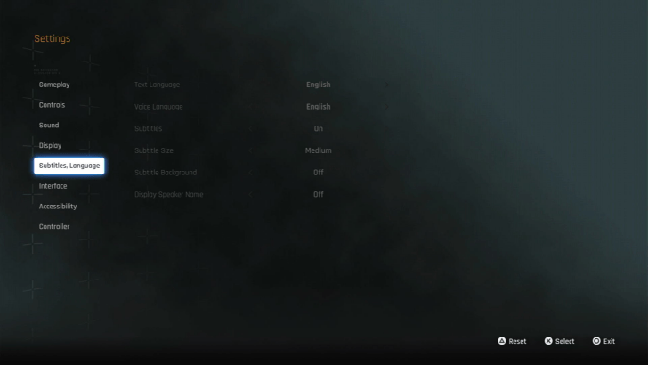 Stellar Blade - Subtitles and Language