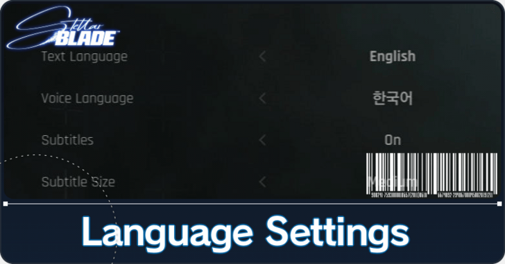 Stellar Blade - All Supported Languages How to Change Language Settings