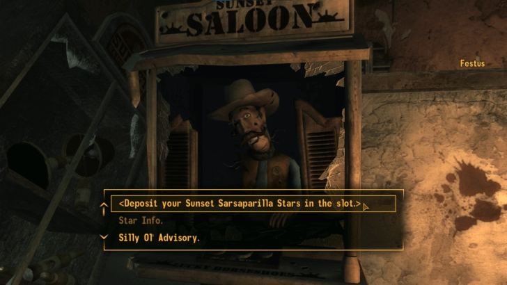 Fallout New Vegas - Deposit Sunset Sarsaparilla Stars
