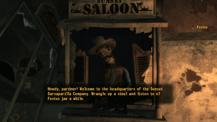 Fallout New Vegas - Talk to Festus