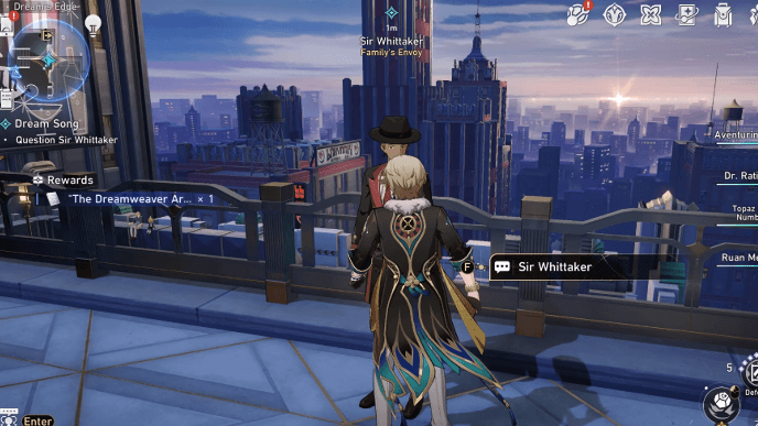 Honkai Star Rail - Dream Song Mission Guide - Question Sir Whittaker