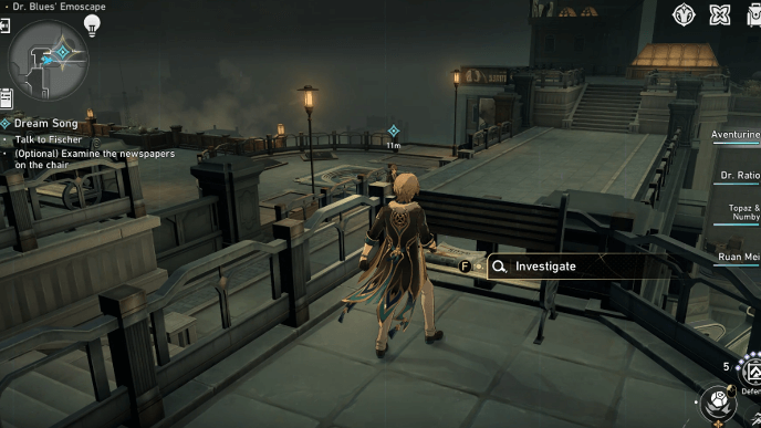 Honkai Star Rail - Dream Song Mission Guide - Talk to Fischer