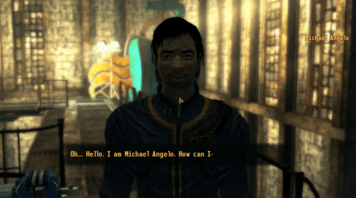 Speak to Michael Angelo - Classic Inspiration Quest