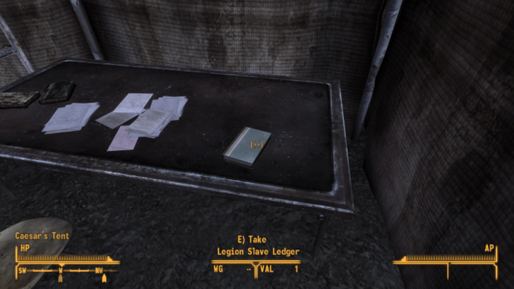 Fallout New Vegas - Legion Slave Ledger