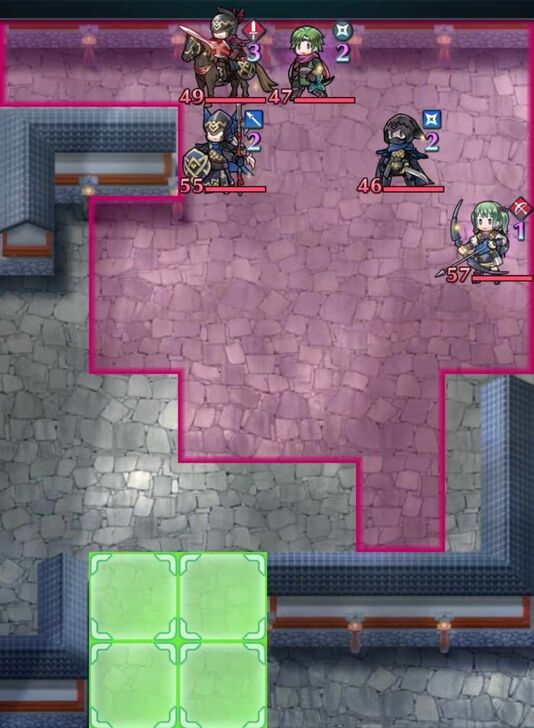 Fire Emblem Heroes - Kaze and Midori Lunatic Map