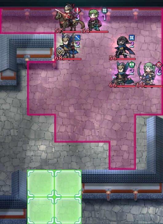 Fire Emblem Heroes - Kaze and Midori Infernal Map