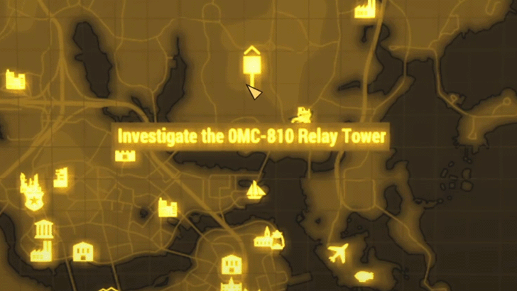 Fallout 4 - 0MC-810 Relay Tower Location