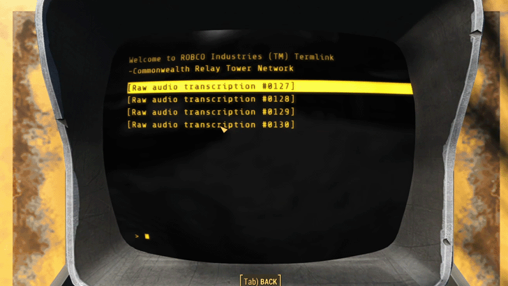 Fallout 4 - Raw Audio Transcriptions