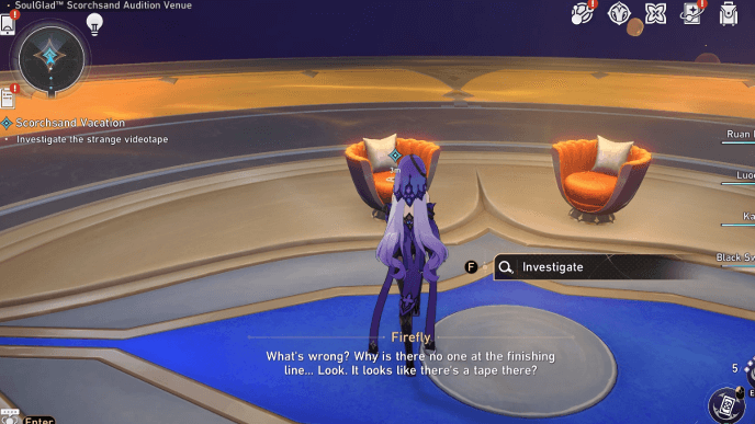 Honkai Star Rail - Scorchsand Vacation Mission Guide - Investigate Strange Videotape