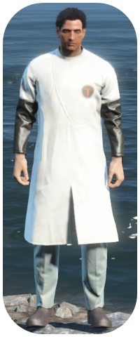 Black Institute Lab Coat Image